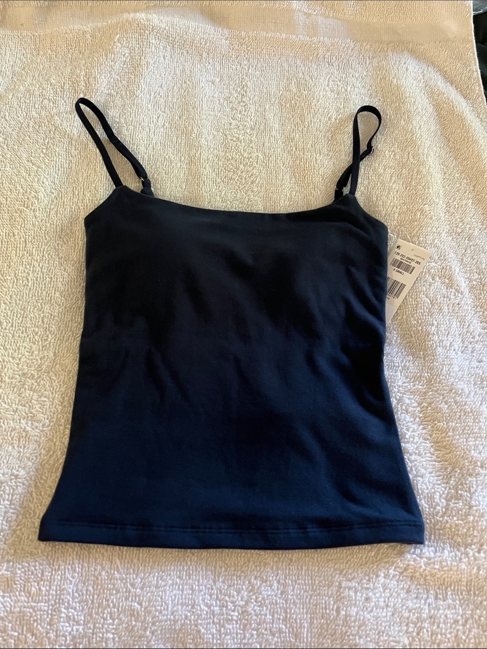 Abercrombie & Fitch Bra Free 90s Sapphire Blue Spaghetti Strap Camisole